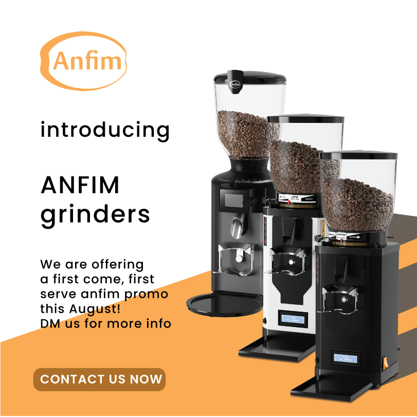 Anfim Grinders for sale at Global Coffee Resources
