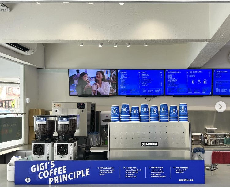 Rancilio and Anfim at Gigi Coffee