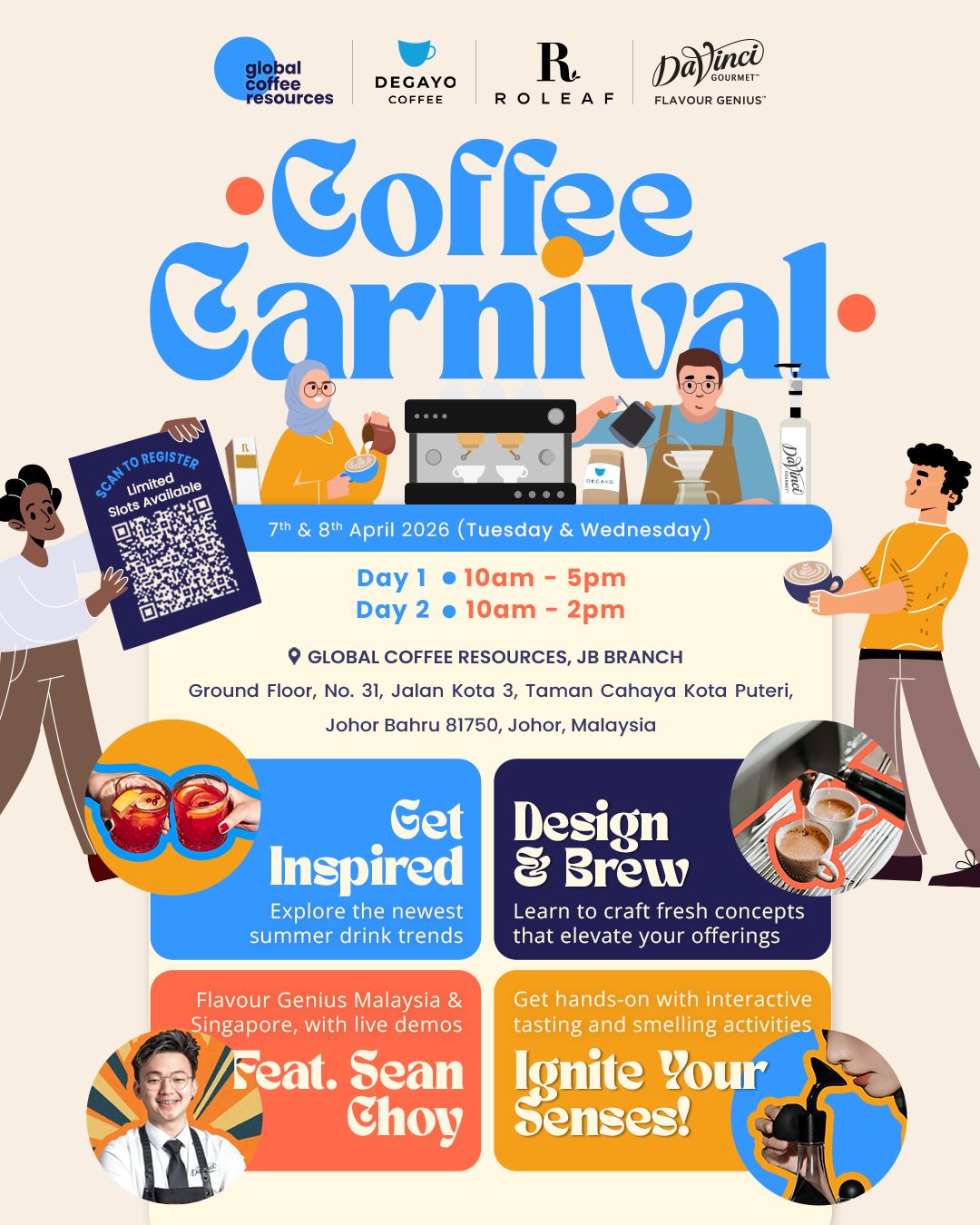 Coffee Carnival x Flavour Genius Lab: A Two-Day Experience Not to Miss in Johor Bharu
