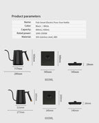 Timemore Fish Smart Electric Pour Over Kettle