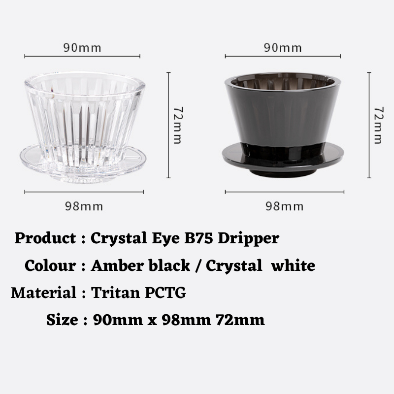 Timemore Crystal Eye B75 Dripper PCTG