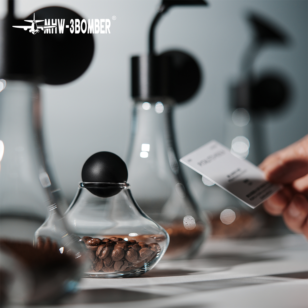 MHW-3Bomber Coffee Display Jar Transparent