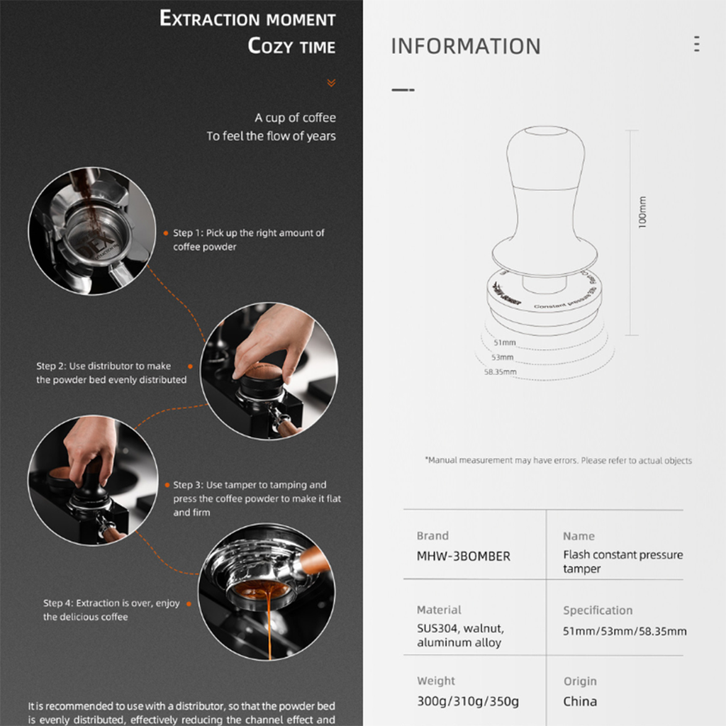 MHW-3Bomber Flash Tamper 2.0 - 58.35mm