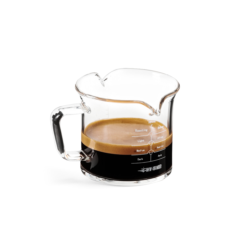 MHW-3Bomber Glass Measuring Cup 120ml Transparent