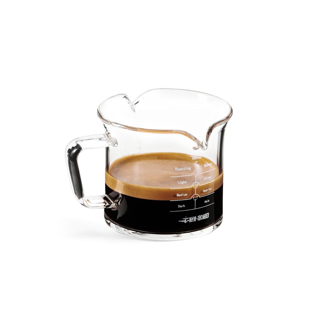 MHW-3Bomber Glass Measuring Cup 120ml Transparent