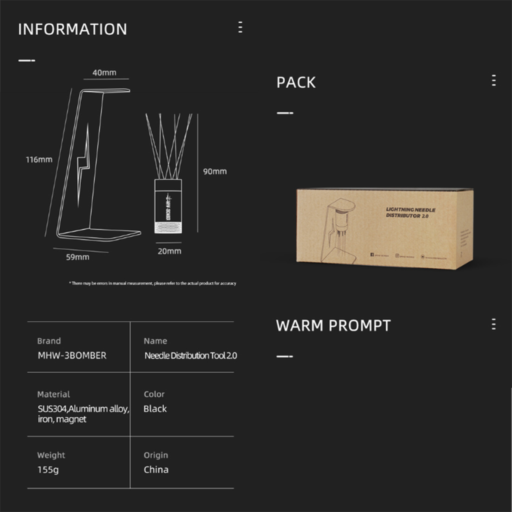 MHW-3Bomber Lightning Needle Distribution Tool 2.0