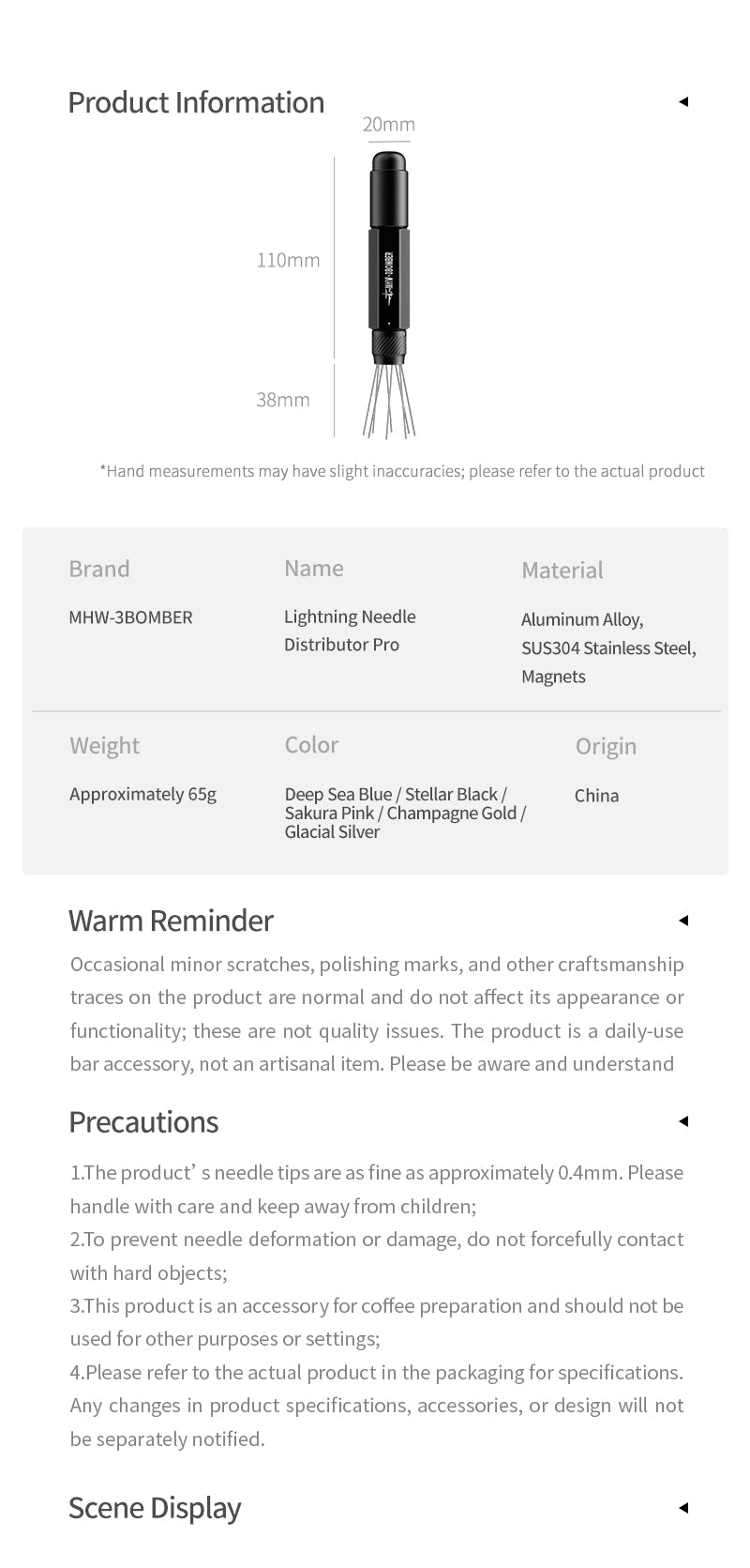 MHW-3Bomber Lightning Needle Distributor Pro
