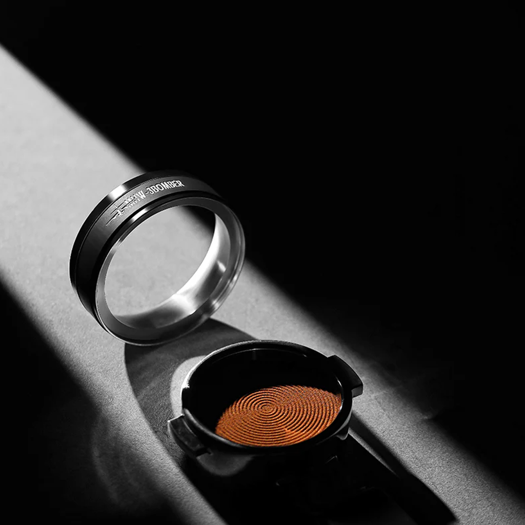 MHW-3Bomber Yu Series Magnetic Dosing Ring Black 58.35mm