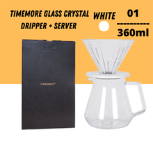 Load image into Gallery viewer, Crystal Eye Brewer Set Glass Dripper 01
