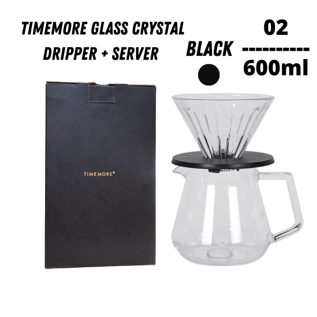 Timemore Crystal Eye Brewer Set Glass Dripper 02