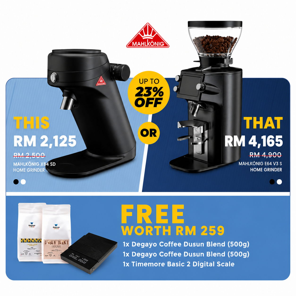Mahlkönig X64 SD Single Dose Coffee Grinder