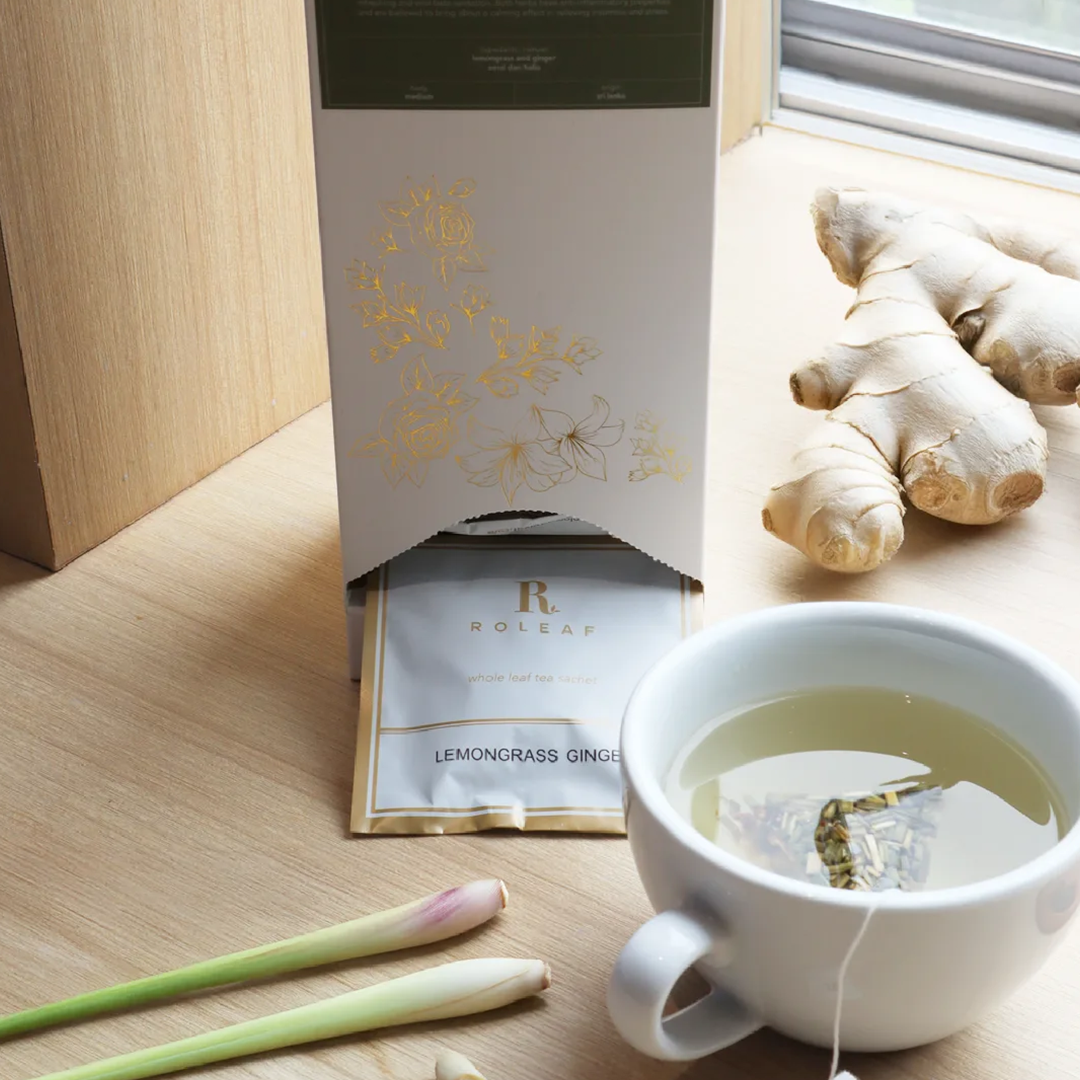 Roleaf Tea Lemongrass and Ginger Herbs