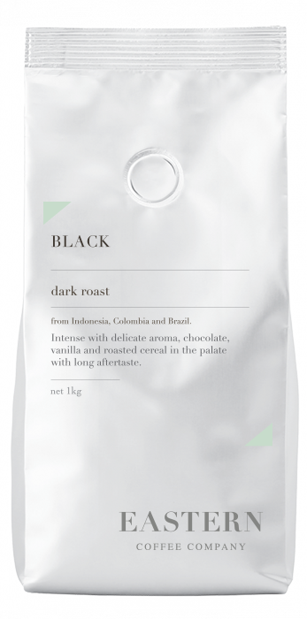 A bag of Ecc Dark Blend Halal Coffee