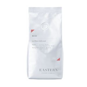 A bag of Ecc Red Blend Halal Coffee