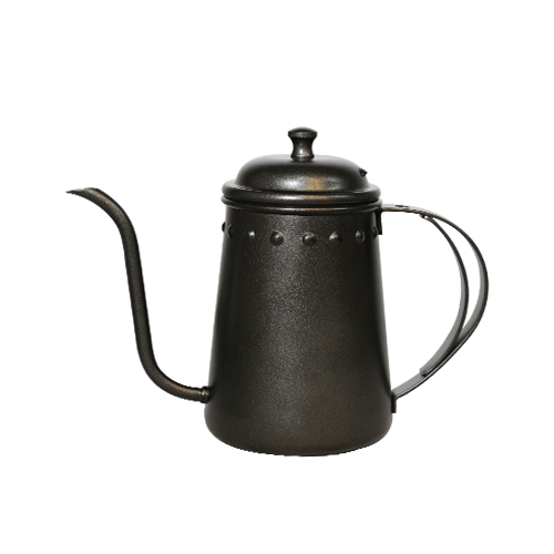 Teflon Black Drip Kettle with Thermometer 700cc