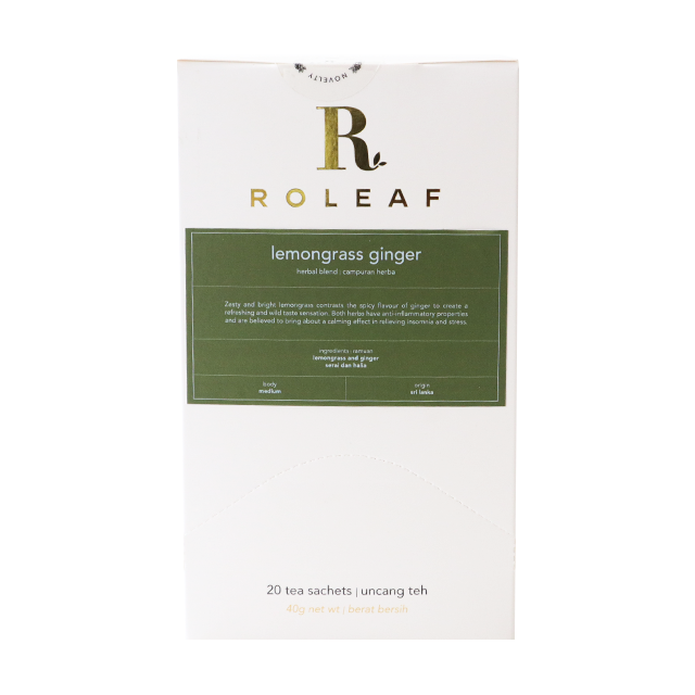 Roleaf Tea Lemongrass and Ginger Herbs