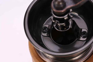 Wooden Cast Iron Burr Manual Grinder